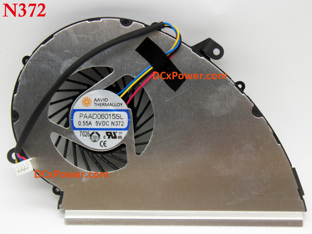 (image for) Laptop Internal Fan PAAD06015SL N366 N371 N372 for MSI CPU GPU Cooling Inside Left Right Cooler Assembly Genuine